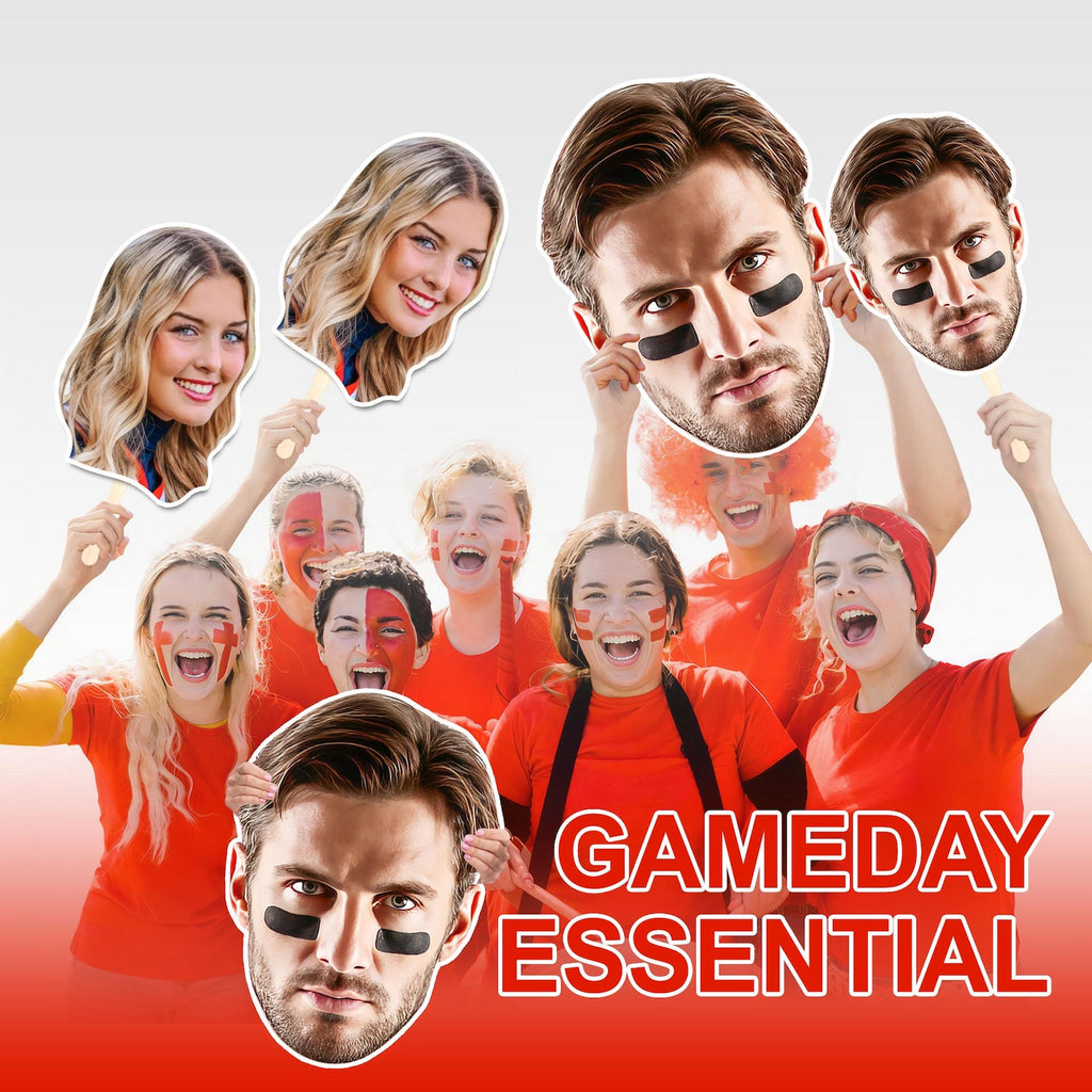 Face On A Stick Big Head Cutouts Fat Head Face sign Bachelorette Bachelor Bridal Groom Photo Party Prop Wedding Graduation Sporting Event